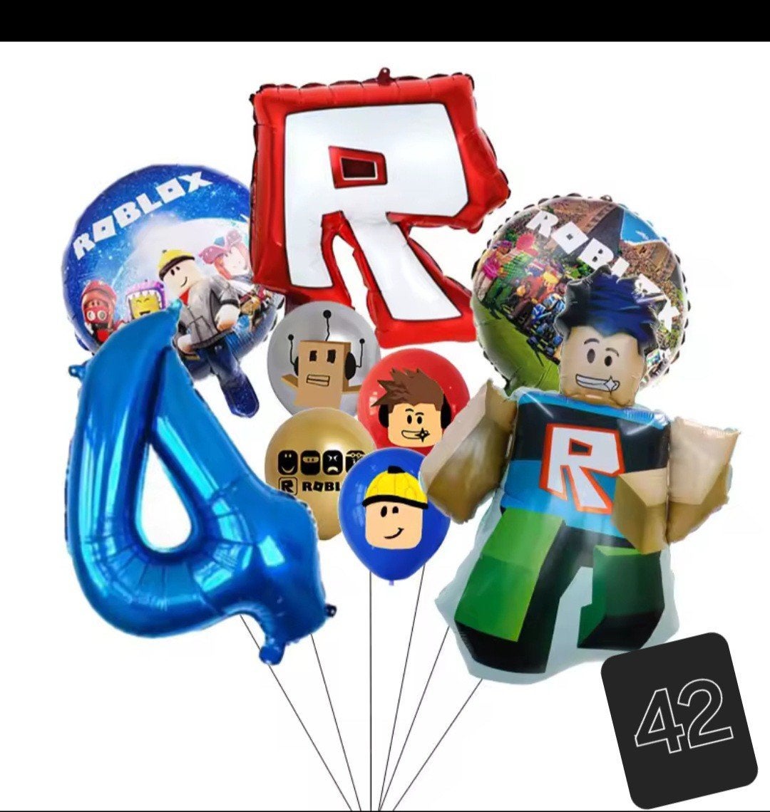 Nieuwe Roblox Ballonnen Set - Perfect voor Verjaardagsfe, Ophalen of Verzenden, Nieuw, Versiering, Verjaardag