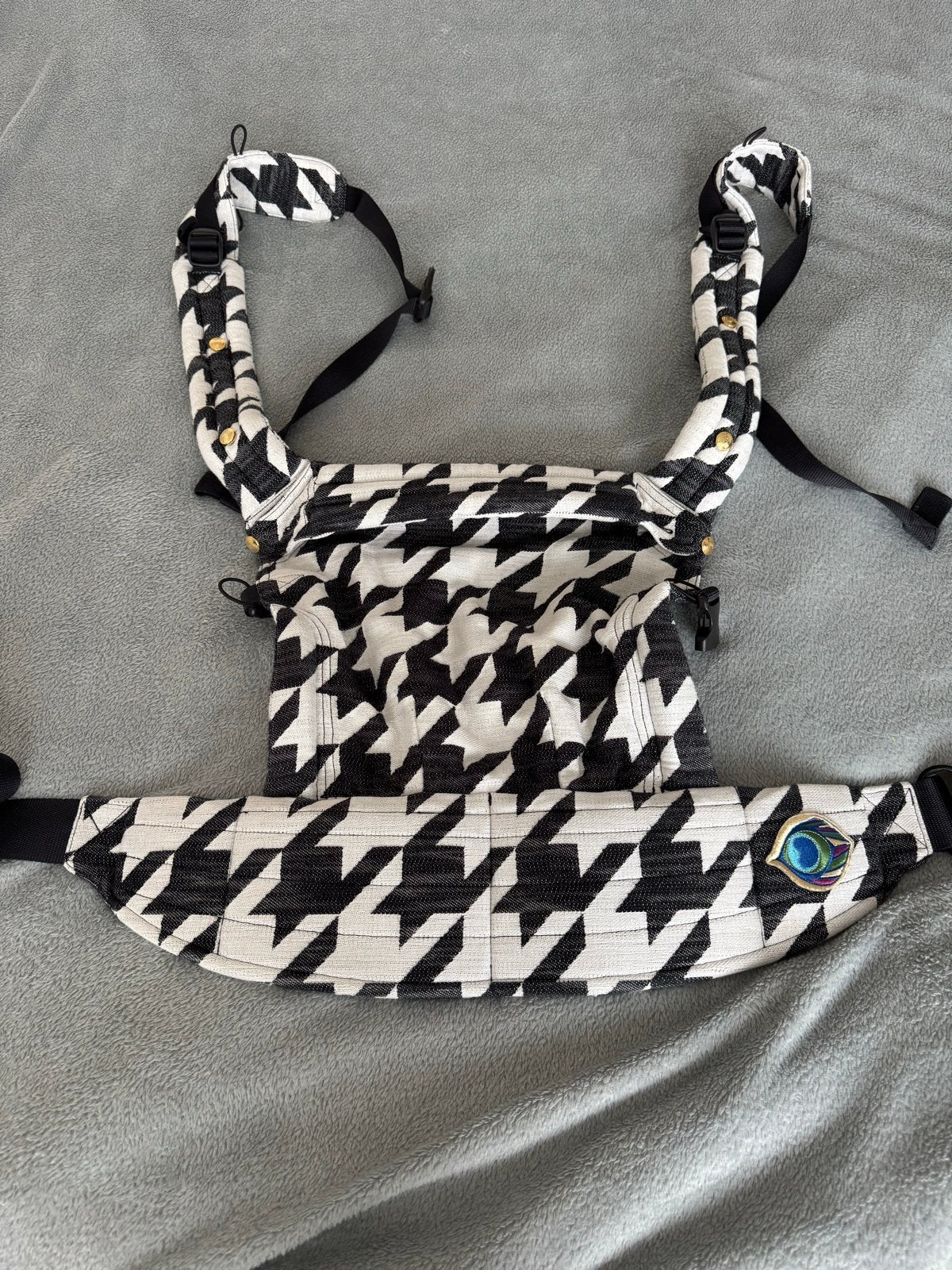 Artipoppe Draagzak ZEITGEIST TWEED BW, Kinderen en Baby's, Buik of Rug, Zo goed als nieuw, Draagzak, Ophalen