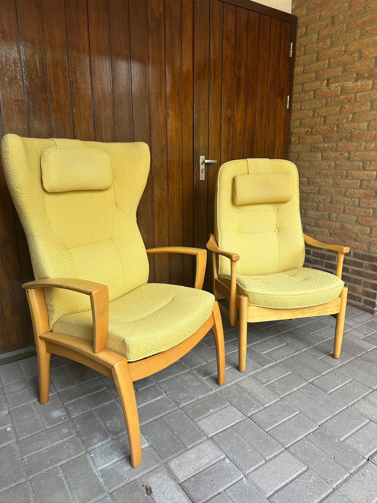 Twee Farstup Møbler fauteuils, Huis en Inrichting, Fauteuils, Ophalen, Gebruikt, Deens, Minder dan 75 cm