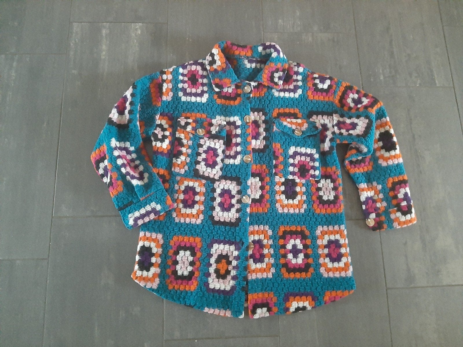 als nieuw.... vest/jasje mt 38-40 Vintage, Kinderen en Baby's, Meisje, Trui of Vest, Ophalen of Verzenden, Zo goed als nieuw