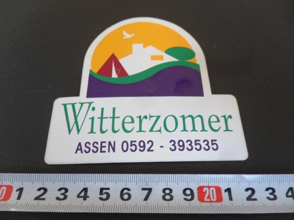 sticker Assen Witterzomer  0592-393535, Ophalen, Zo goed als nieuw