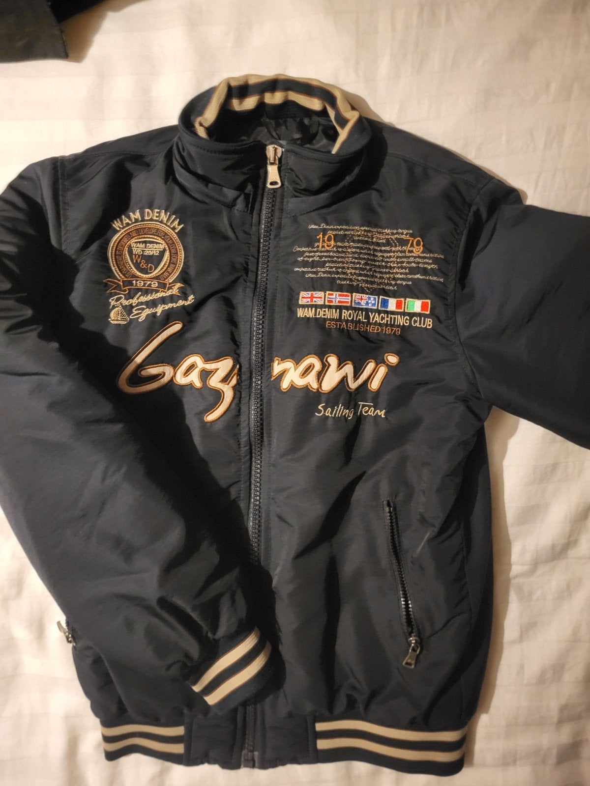 WAM Denim Royal Yachting Club Jas Maat M, Ophalen of Verzenden, Zo goed als nieuw, WAM Denim, Maat 48/50 (M)