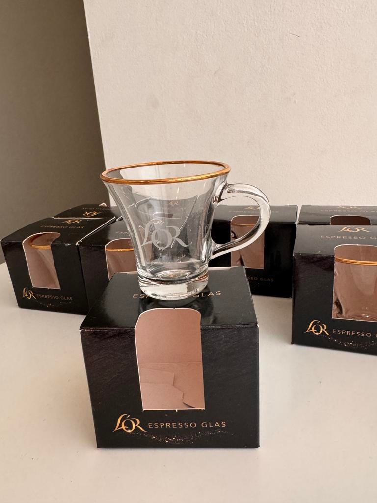L’OR Espresso glazen, Ophalen, Nieuw
