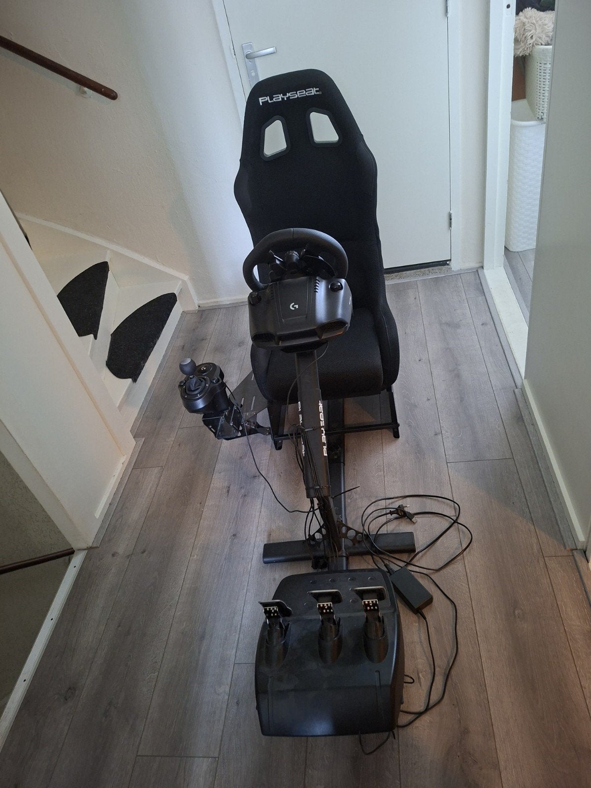 Logitech G29 racestuur met Playseat Evolution, Spelcomputers en Games, Spelcomputers | Overige Accessoires, Ophalen, Racestuur