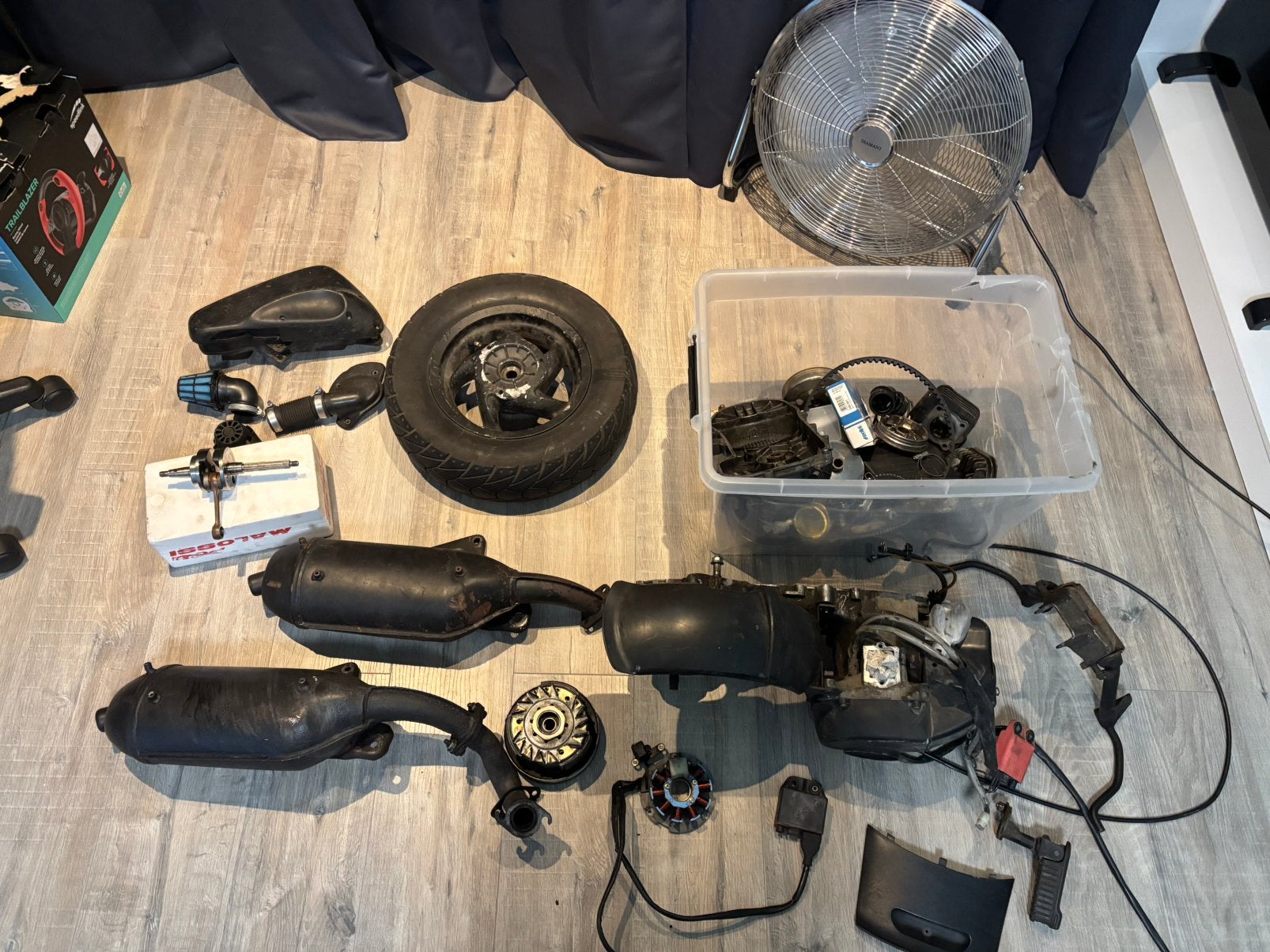 Grote partij piaggio onderdelen!!, Ophalen, Zo goed als nieuw, Overige typen, Piaggio