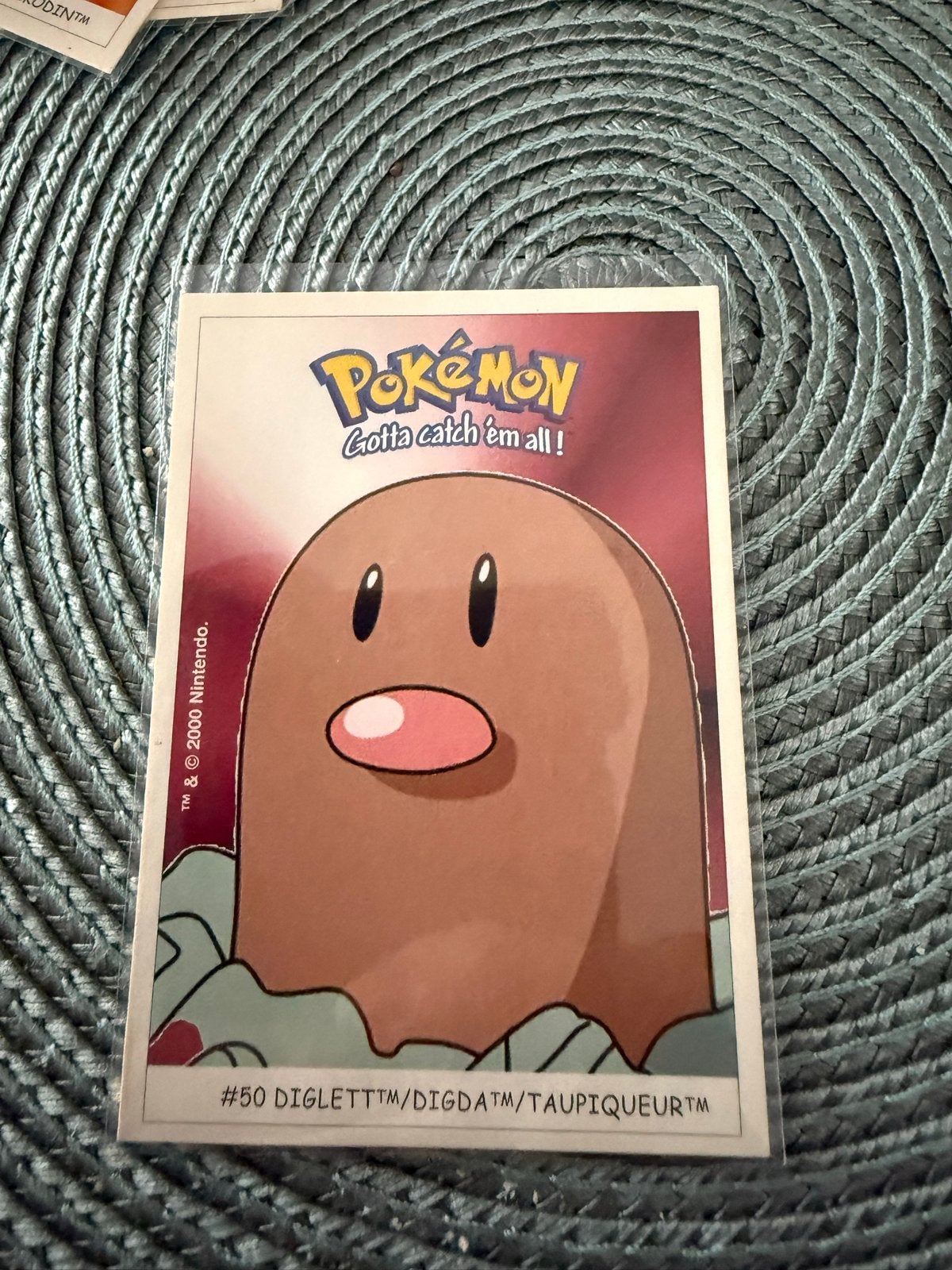 Dunkin Boomer Pokémon kaart - Diglett #50, Ophalen of Verzenden, Gebruikt, Losse kaart