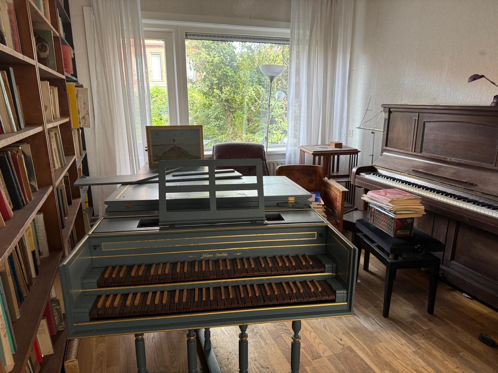 Johannes Steenbeek klavecimbel - Twee klavieren, Ophalen, Gebruikt, 2 klavieren, Overige typen
