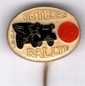 Veteran Rally TATRA 1969 koper speldje ( E_186), Verzamelen, Ophalen of Verzenden, Zo goed als nieuw, Sport, Speldje of Pin