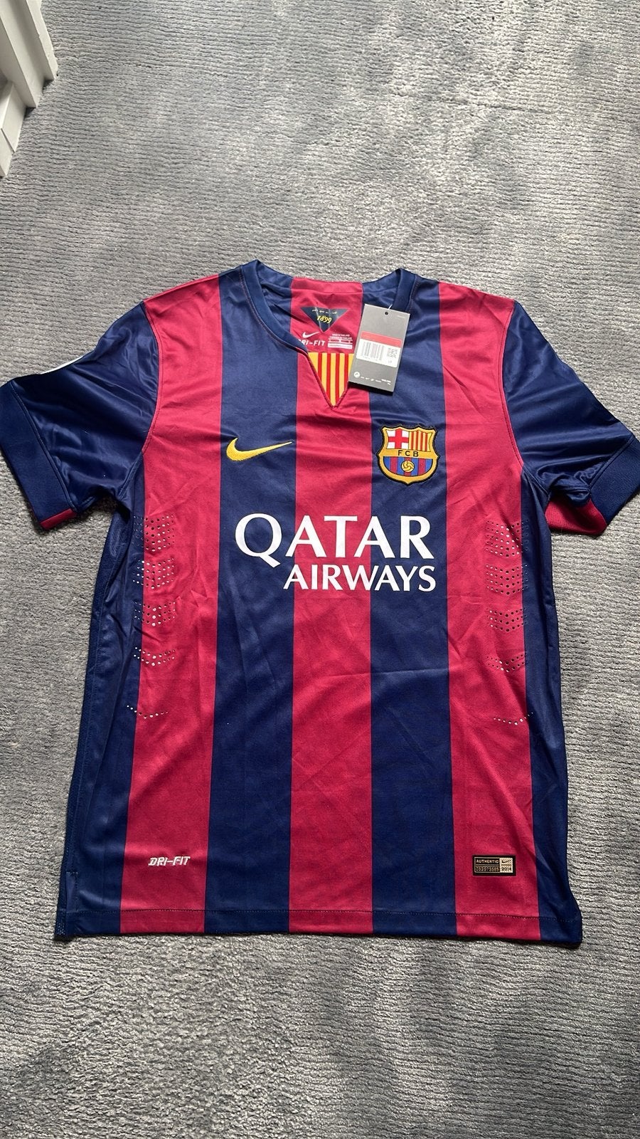 Barcelona shirt messi maat L, Maat L, Ophalen, Zo goed als nieuw, Shirt