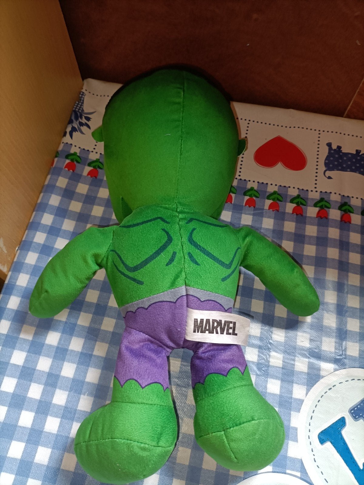 Hulk knuffel 33 cm groot, Ophalen of Verzenden