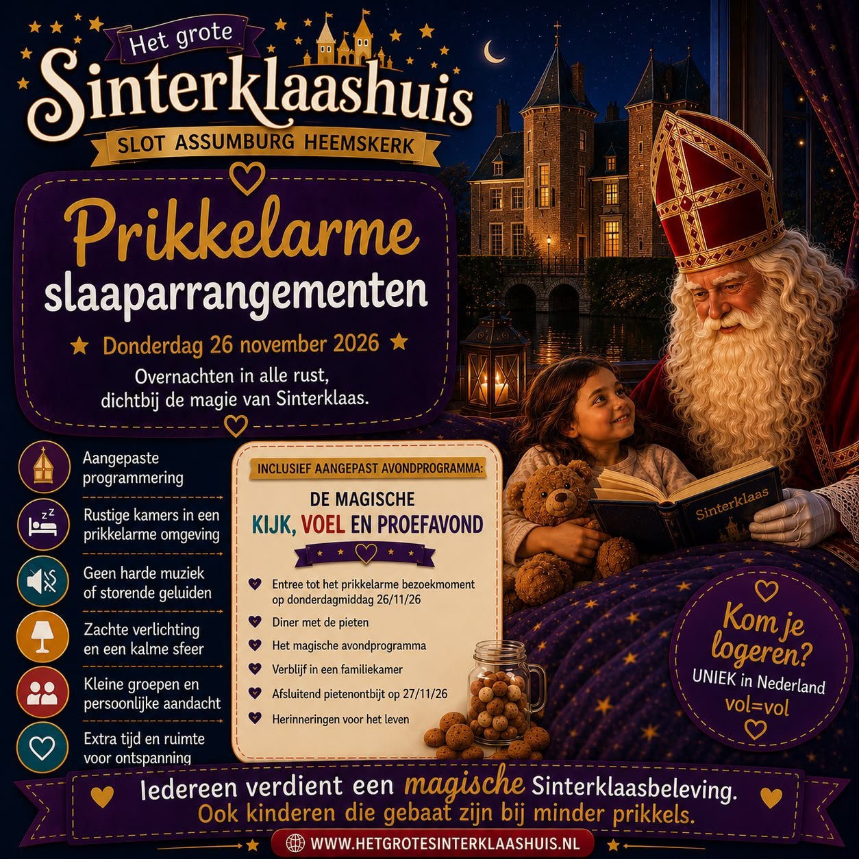Prikkelarm slapen bij Sinterklaas, Ophalen of Verzenden