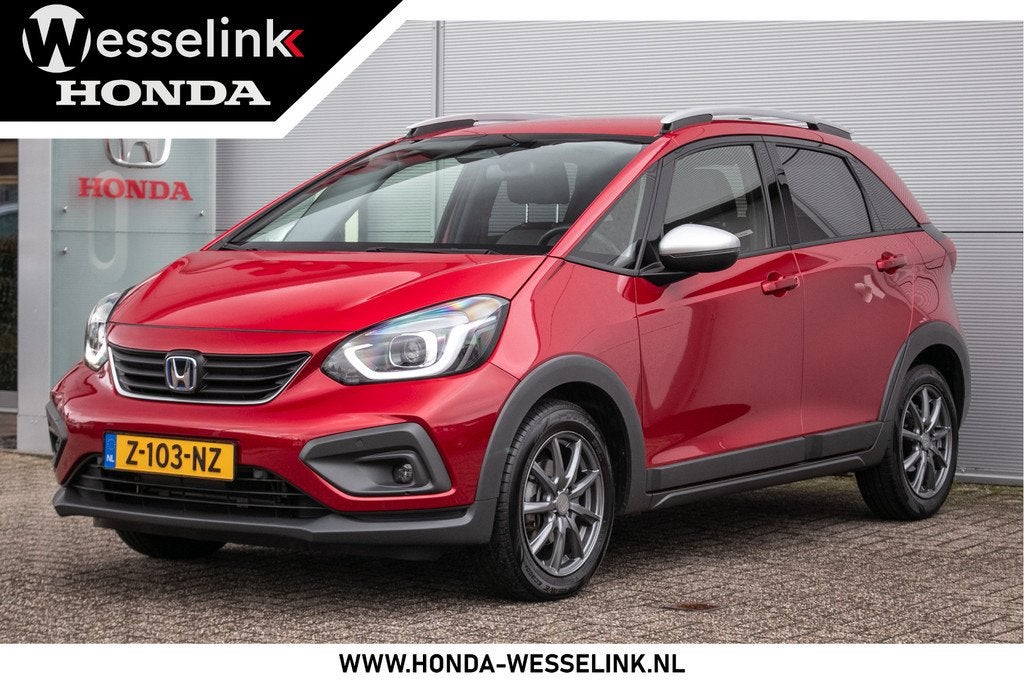 Honda Jazz 1.5 e:HEV Crosstar - Ad. cruise | Stoelverw. | Al, 12 maanden, Stof, 4 cilinders, Bedrijf