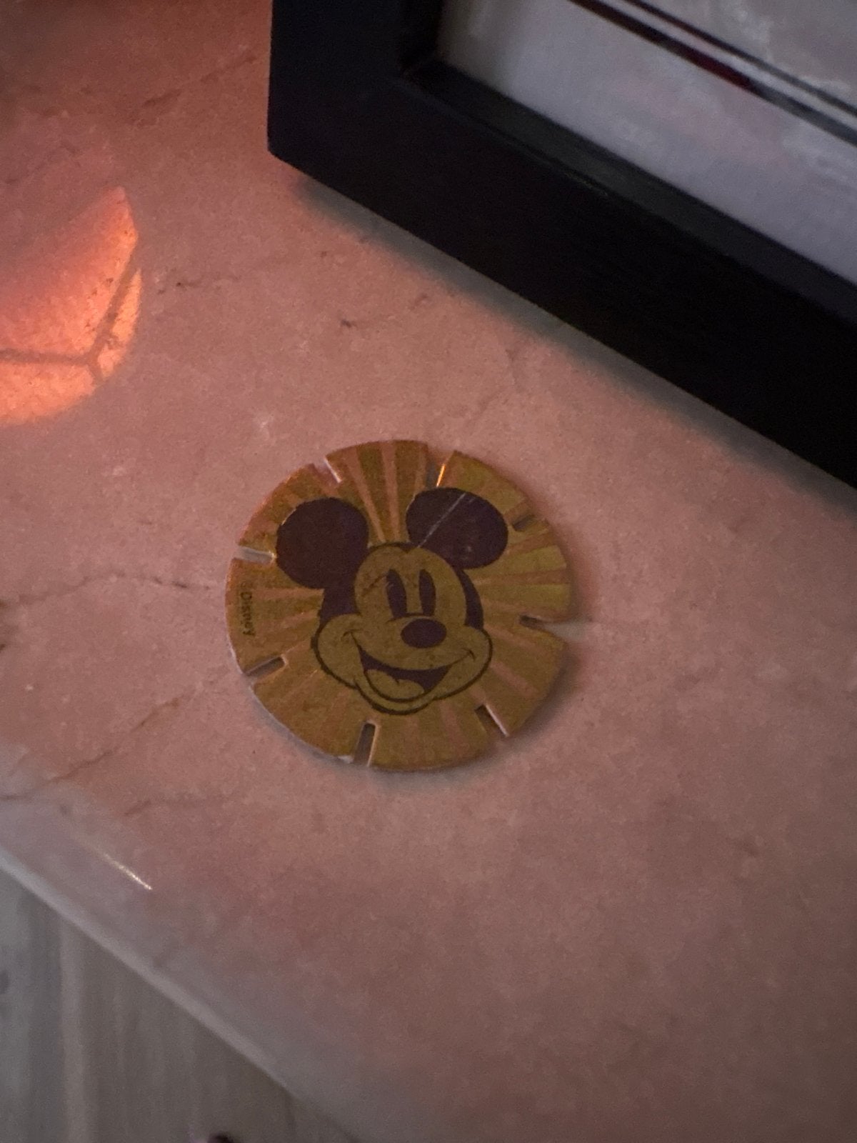 Originele Gouden Diskeyz Mickey Mouse, zonder prijs, Ophalen of Verzenden, Mickey Mouse, Gebruikt, Overige typen