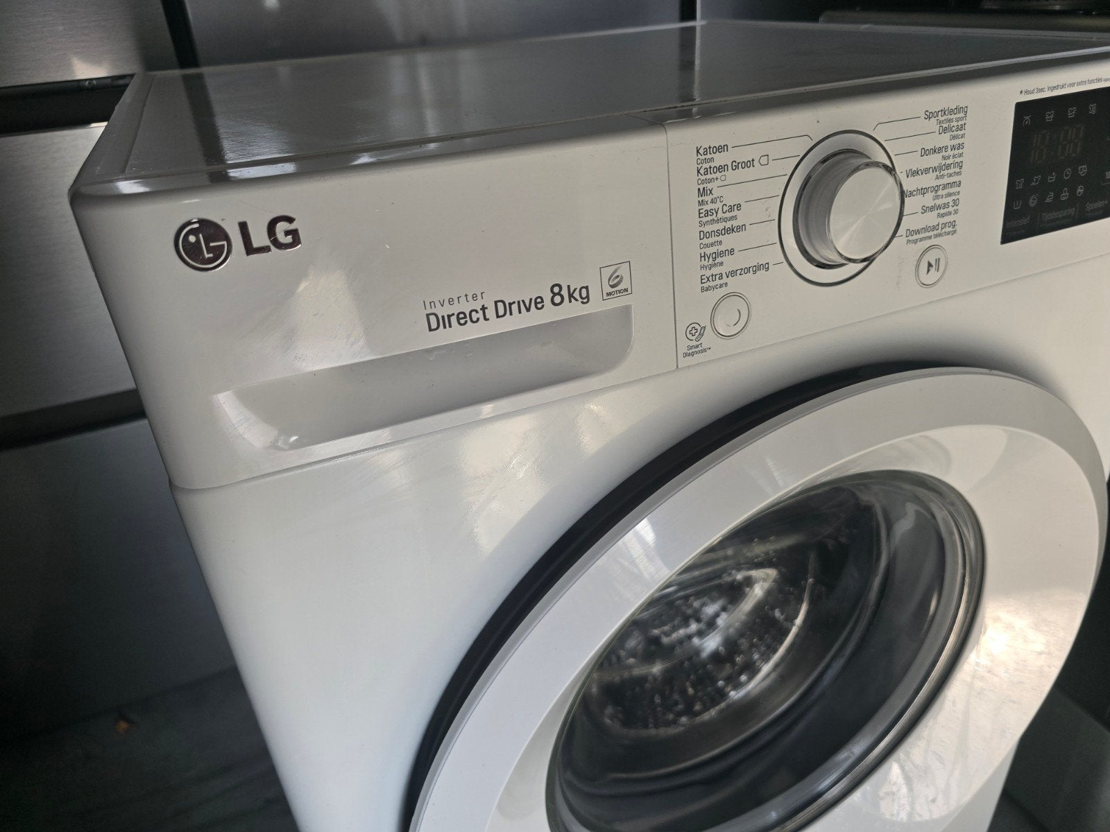 Prachtige ruime LG wasmachine! 8KG! Garantie! Bezorgen kan!✅, 1200 tot 1600 toeren, Lg, 8 tot 10 kg, Lg