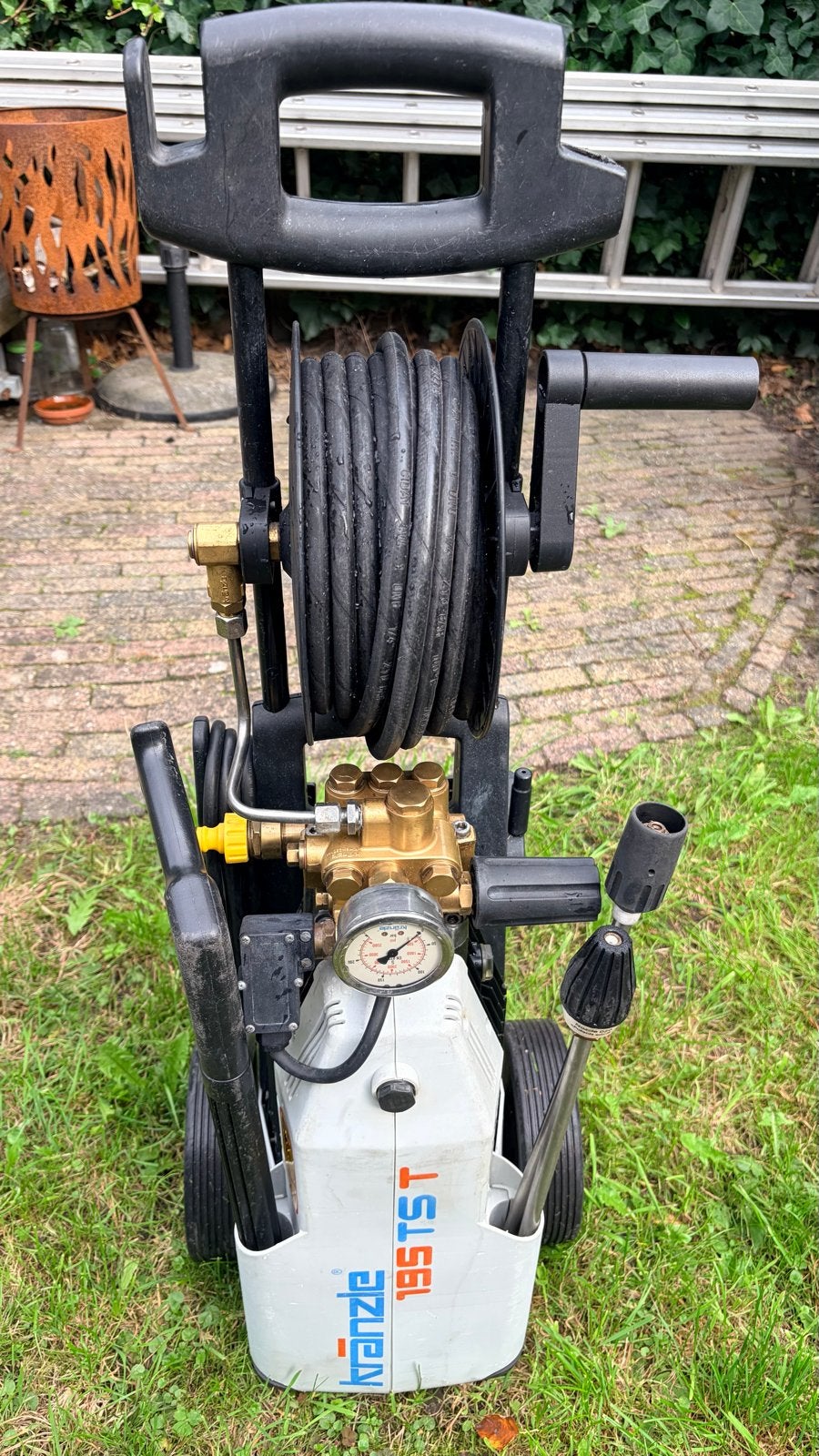 Kranzle 195 TST - kwaliteits hogedrukreiniger, Ophalen, Gebruikt, Elektrisch, Met regelbare waterdruk