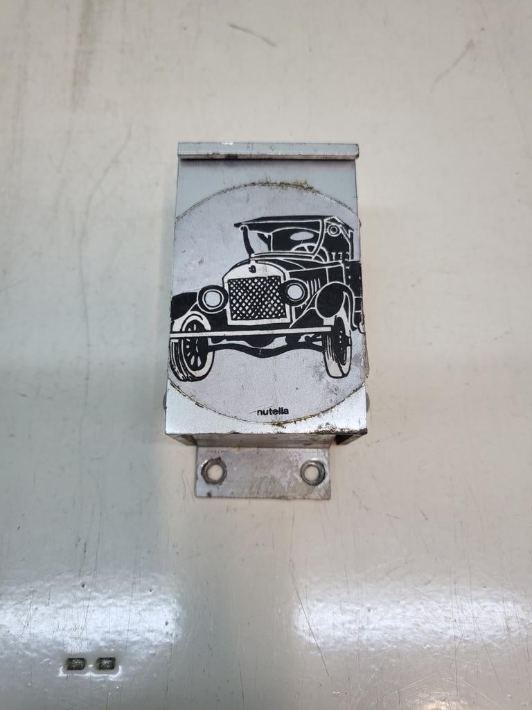 Vintage Nutella asbak met klassieke auto afbeelding, Verzamelen, Ophalen of Verzenden, Gebruikt