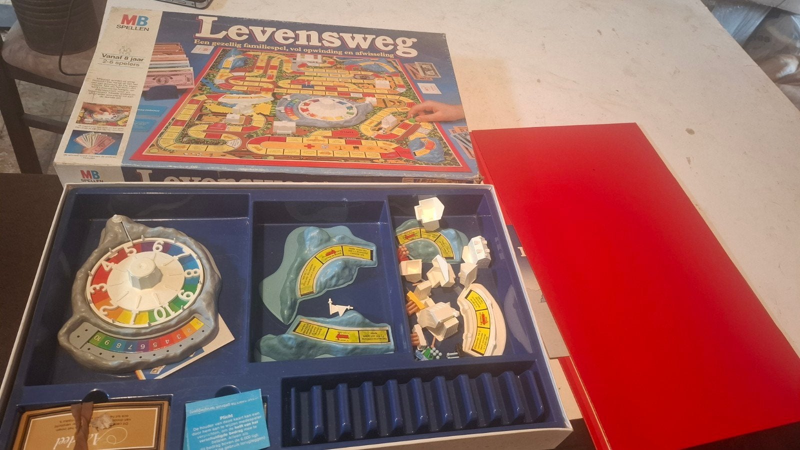 levensweg bordspel, Vijf spelers of meer, Ophalen of Verzenden, Gebruikt, MB