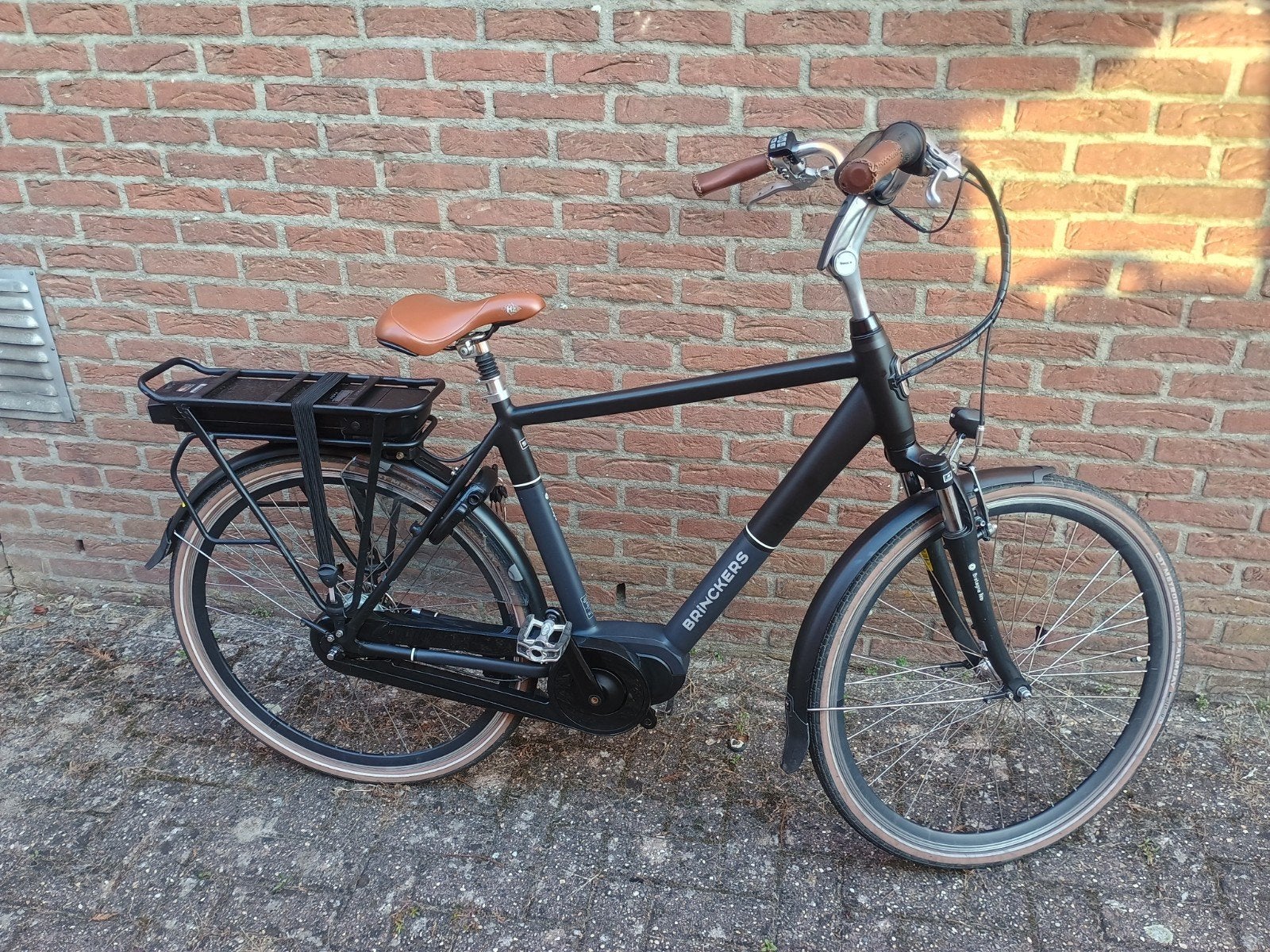 Brinckers Bretagne heren E-bike, Ophalen, Zo goed als nieuw, Brinckers, 50 km per accu of meer