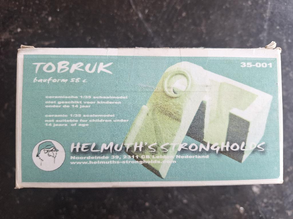 Tobruk pit - bauform 58C - Helmuth's stronholds 1/35, Verzenden, Zo goed als nieuw, 1:35 tot 1:50, Diorama