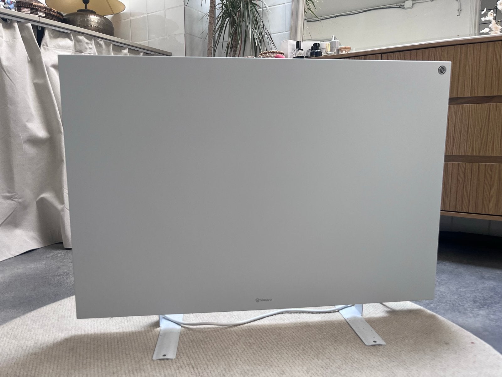 Vlectro Infrarood Heater 520W Wit - Zo goed als nieuw, Ophalen, 30 tot 80 cm, 500 tot 800 watt, Radiator