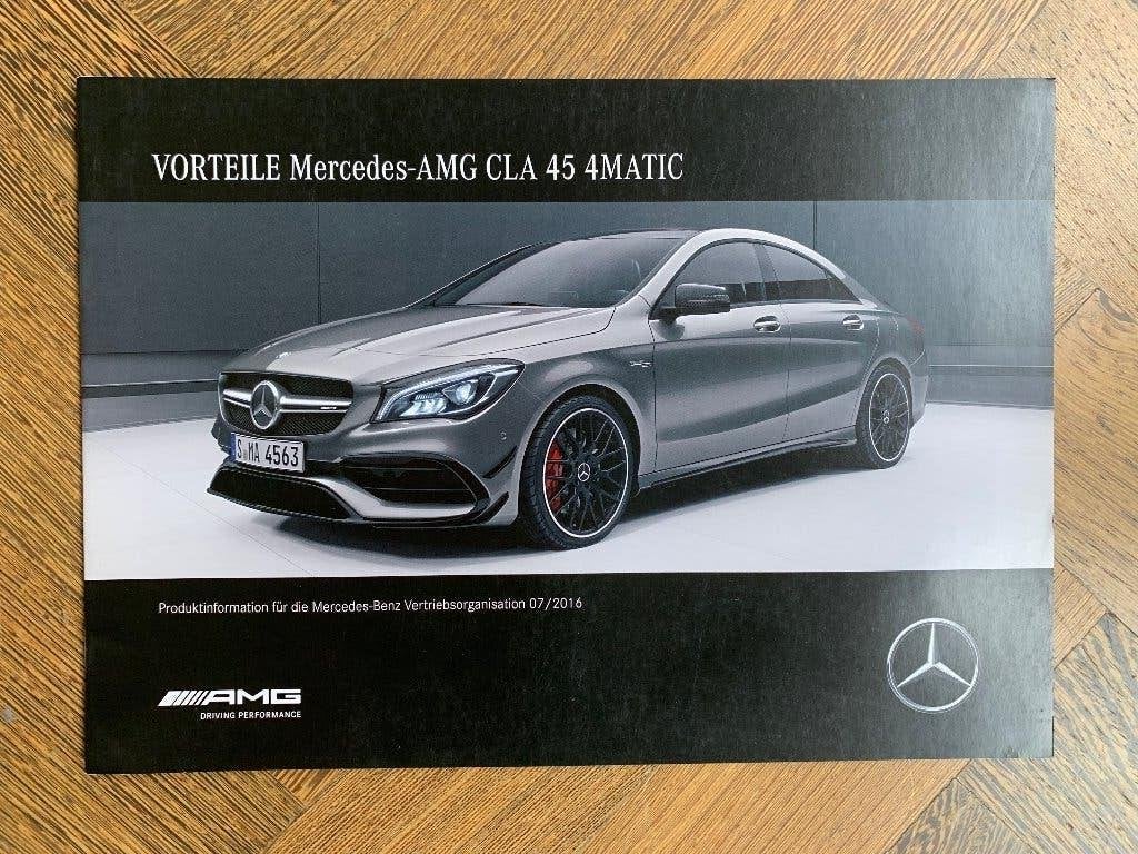 Productinformatiebrochure Mercedes-Benz CLA 45 AMG 2016, Nieuw, Mercedes-Benz, Mercedes, Ophalen of Verzenden