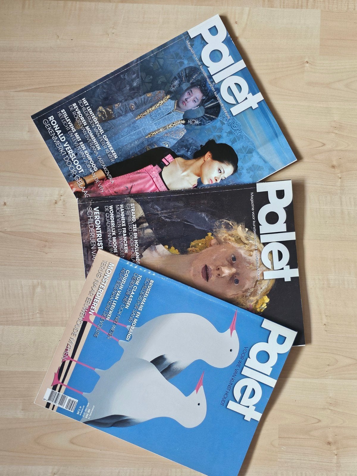 Palet Kunsttijdschriften - Diverse Uitgaven, Ophalen, Gelezen, Overige typen