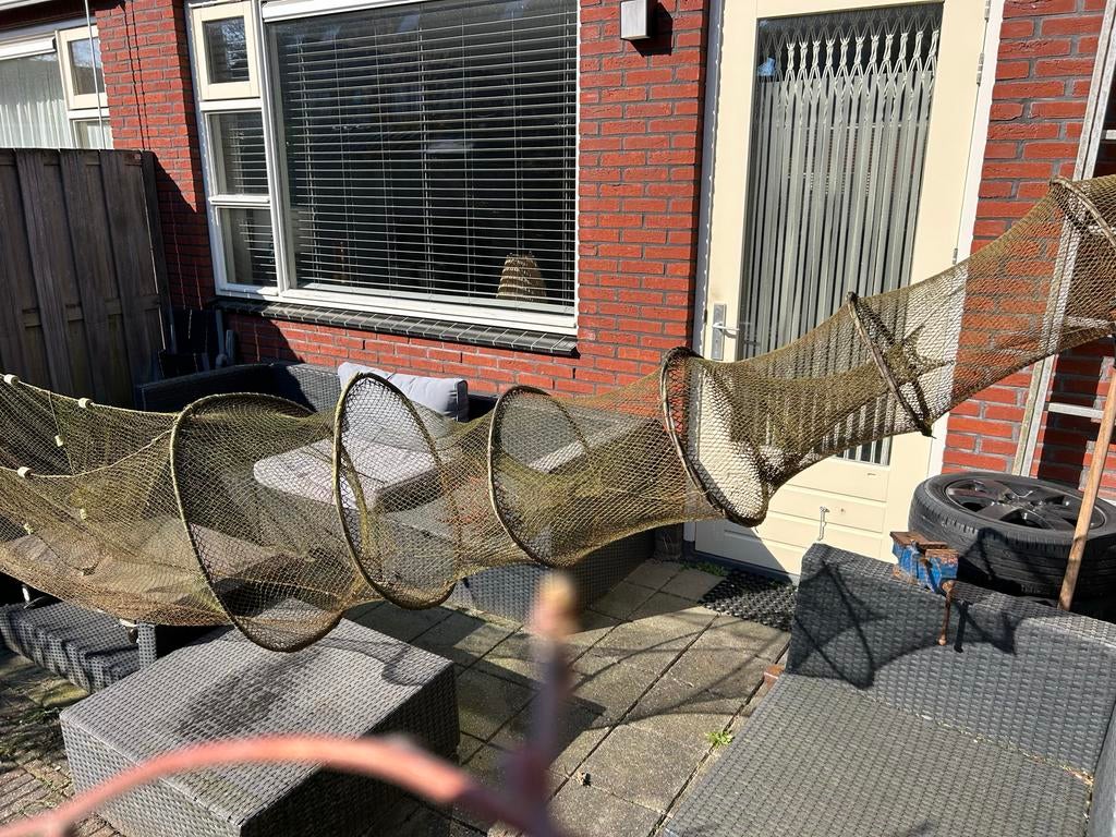 Oude fuik voor decoratie, Ophalen, Gebruikt, Net of Fuik