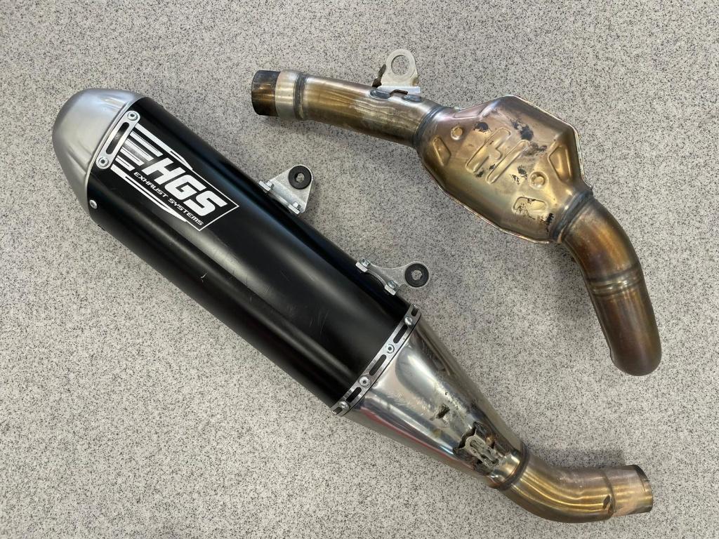 HGS Uitlaatsysteem KTM/Husqvarna/Gasgas SXF/FC/MCF 250 23-27, Ophalen of Verzenden, HGS, Info@hgs.nl, Oss