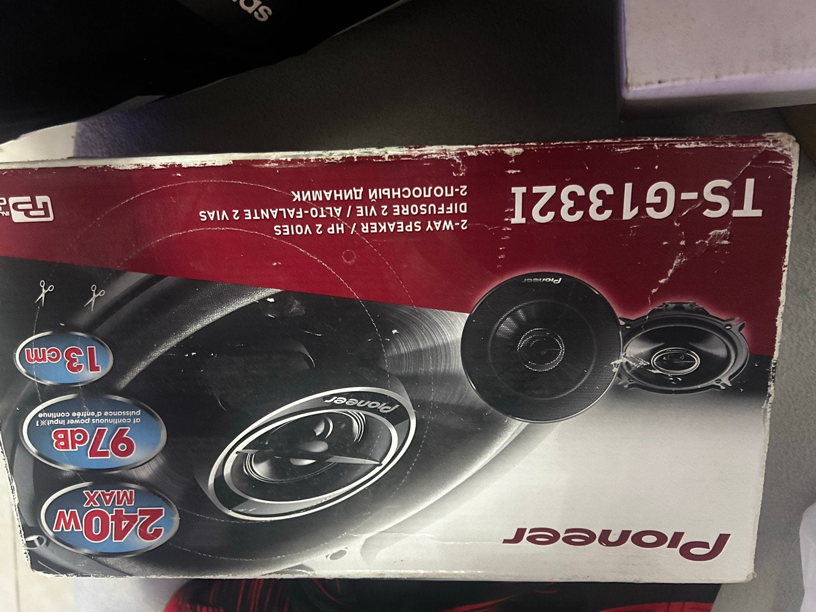 Nieuwe Pioneer TS-G1332I 13cm 2-weg speakers 240W, Ophalen, Nieuw