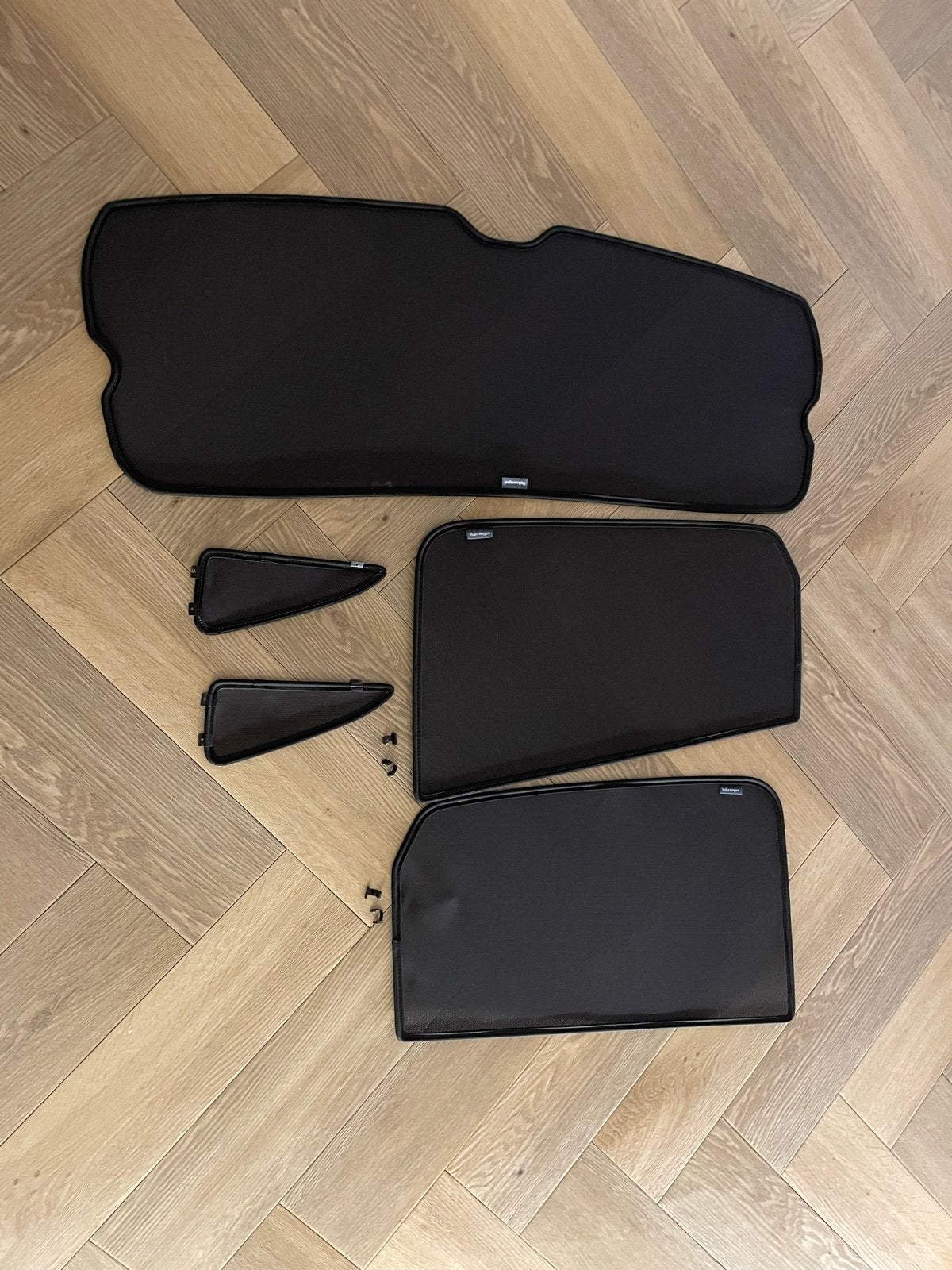 Set originele Volkswagen zonneschermen VW Polo, Ophalen, Zo goed als nieuw