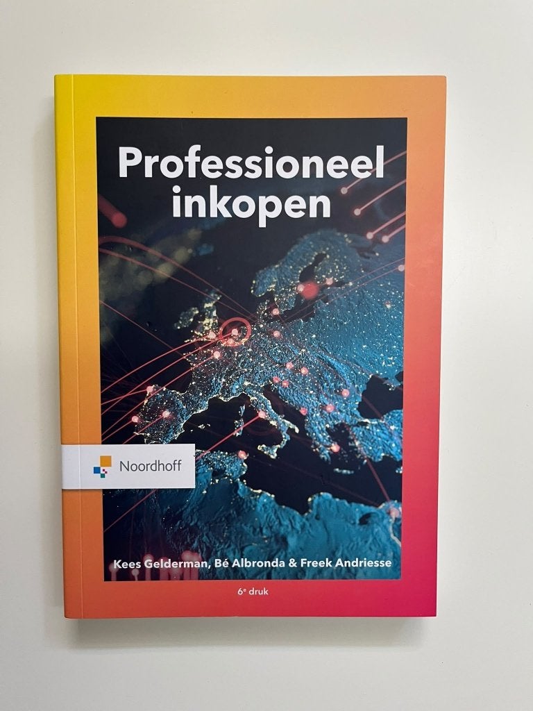 Professioneel inkopen, Ophalen of Verzenden, Beta, Zo goed als nieuw, HBO