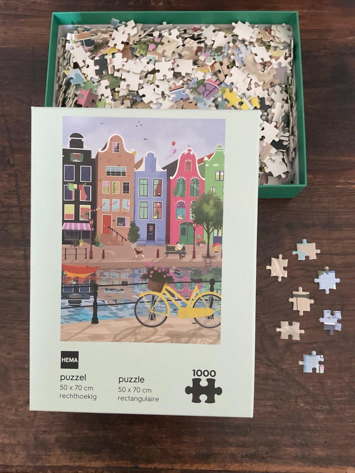 Legpuzzel 1000 stukjes, Ophalen, 500 t/m 1500 stukjes, Zo goed als nieuw