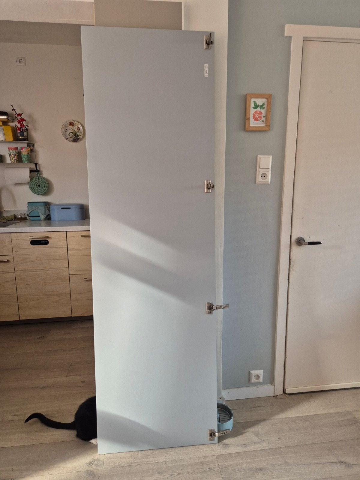 IKEA VEDDINGE deur grijs, Ophalen
