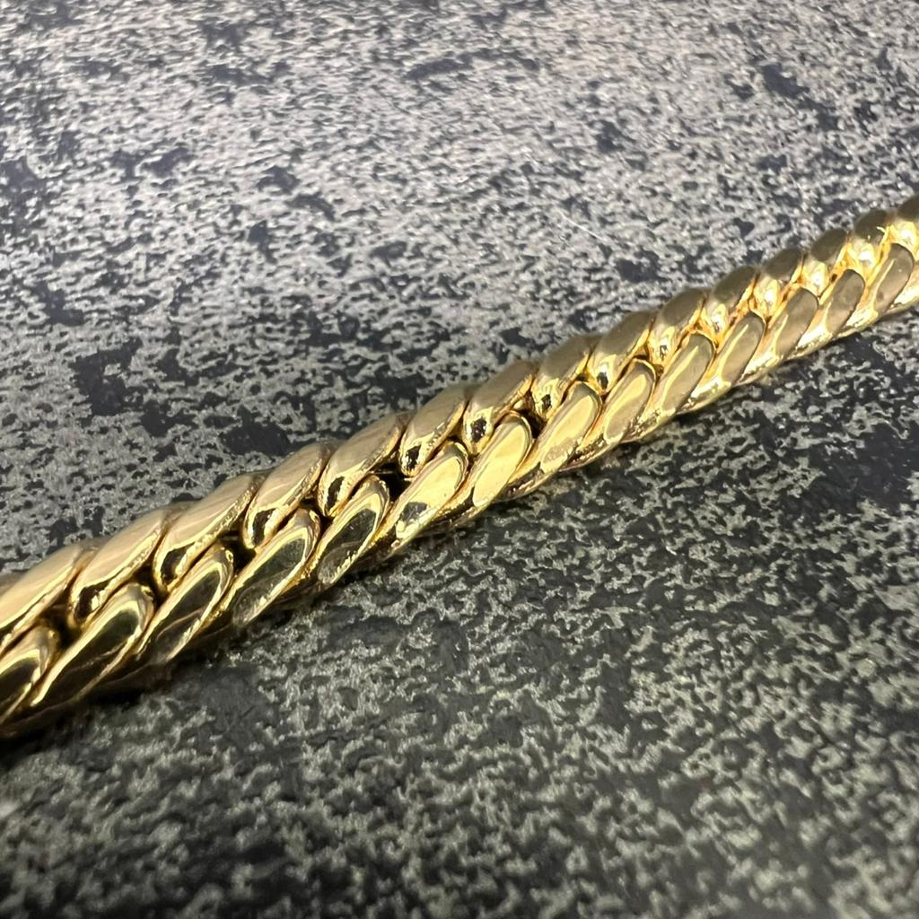 18 karaat gouden armband gourmet schakel, Ophalen of Verzenden, Zo goed als nieuw, Goud