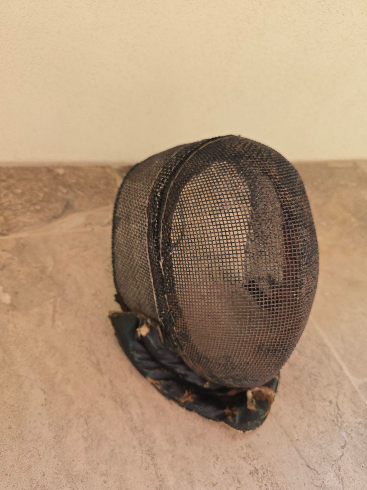 Prachtig antiek Schermmaskerhelm, eind 19e eeuw, metaal €89, Antiek en Kunst, Ophalen of Verzenden