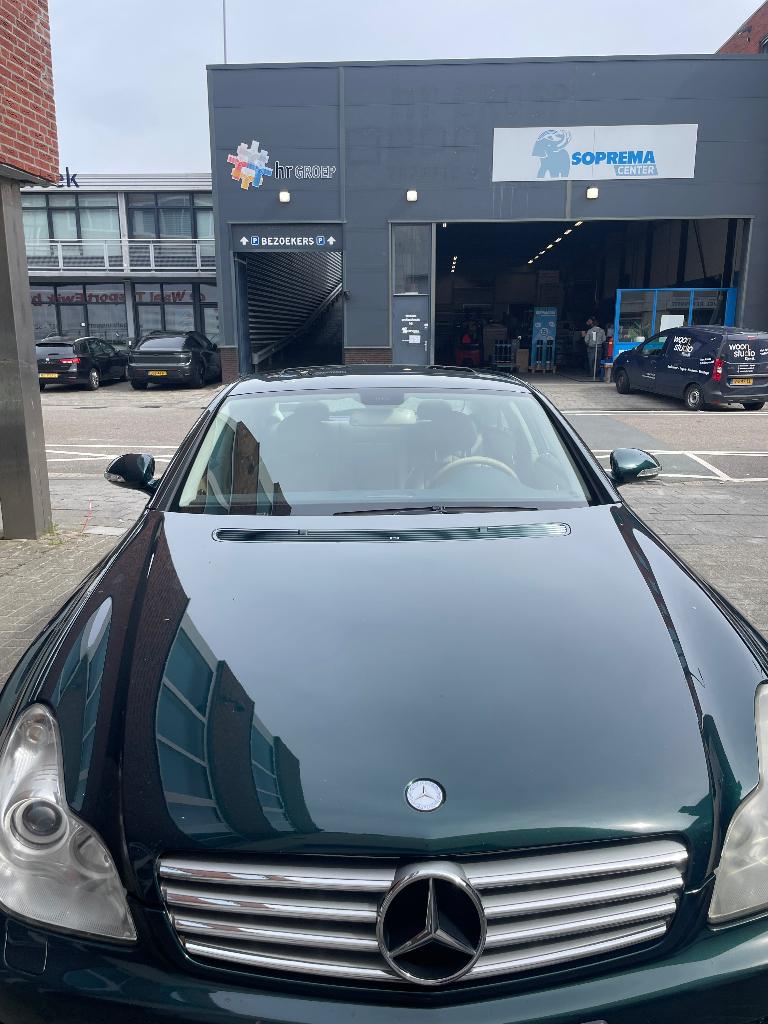 Mercedes-Benz CLS 3.5 Cls350 AUT 2005 Groen, Auto's, Automaat, Achterwielaandrijving, 4 stoelen, 272 pk