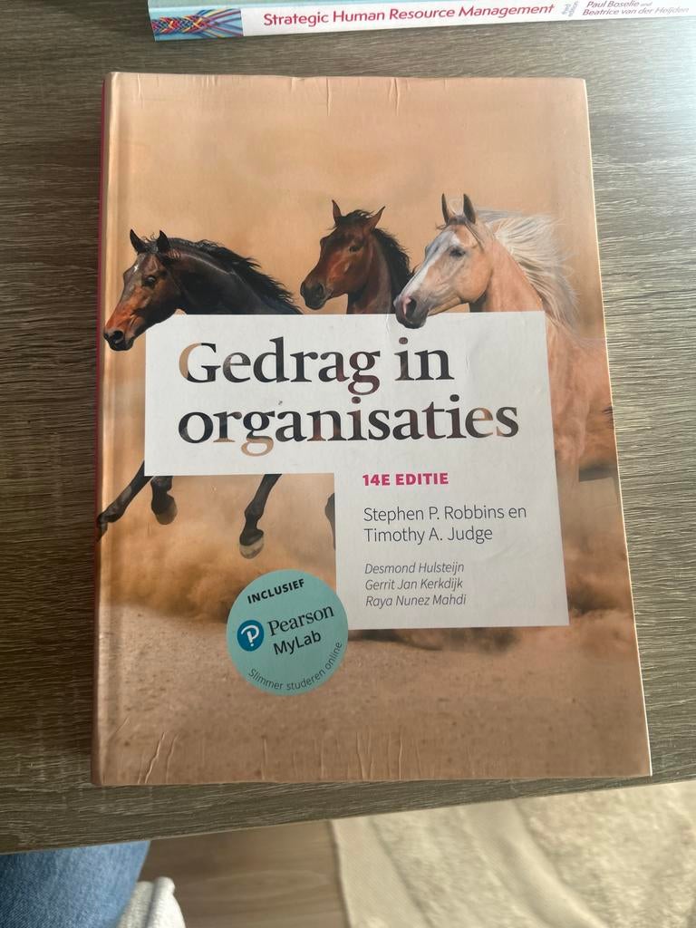 Gedrag in organisaties 14e editie, Boeken, Ophalen of Verzenden, Gamma, Gelezen, HBO