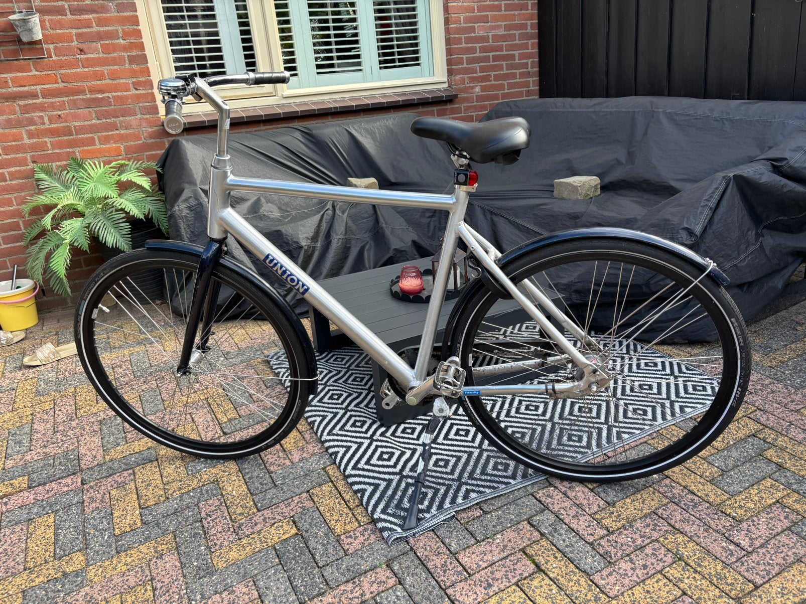 Te koop een speciale Union Holland 1904 design herenfiets, Fietsen en Brommers, 53 tot 57 cm, Ophalen, Gebruikt, Overige merken
