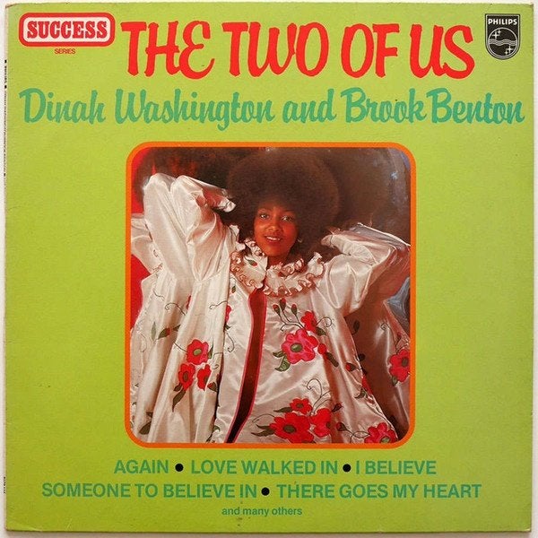 LP - Dinah Washington And Brook Benton ‎– The Two Of Us, LP, Gebruikt, Funk, Ophalen of Verzenden