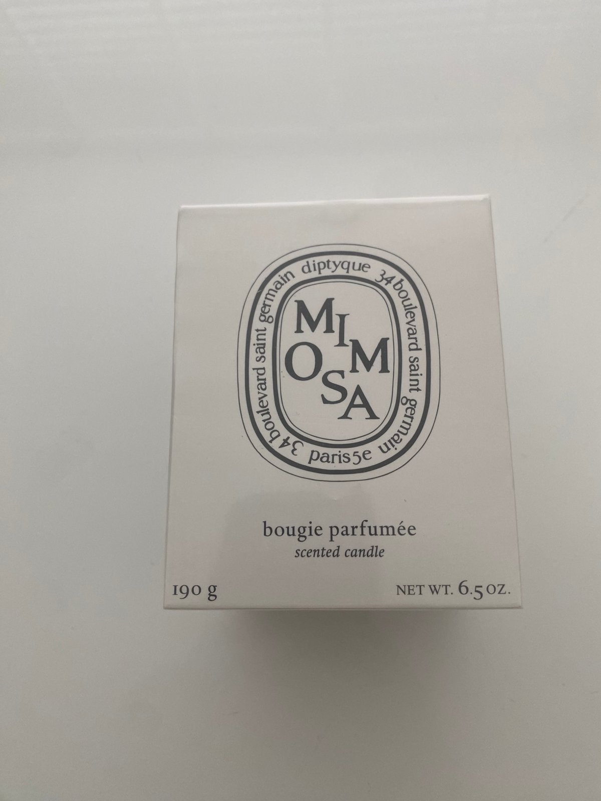 Diptyque Kaars Mimosa - Nieuw in verpakking, Huis en Inrichting, Verzenden, Overige merken, Kaars, Was