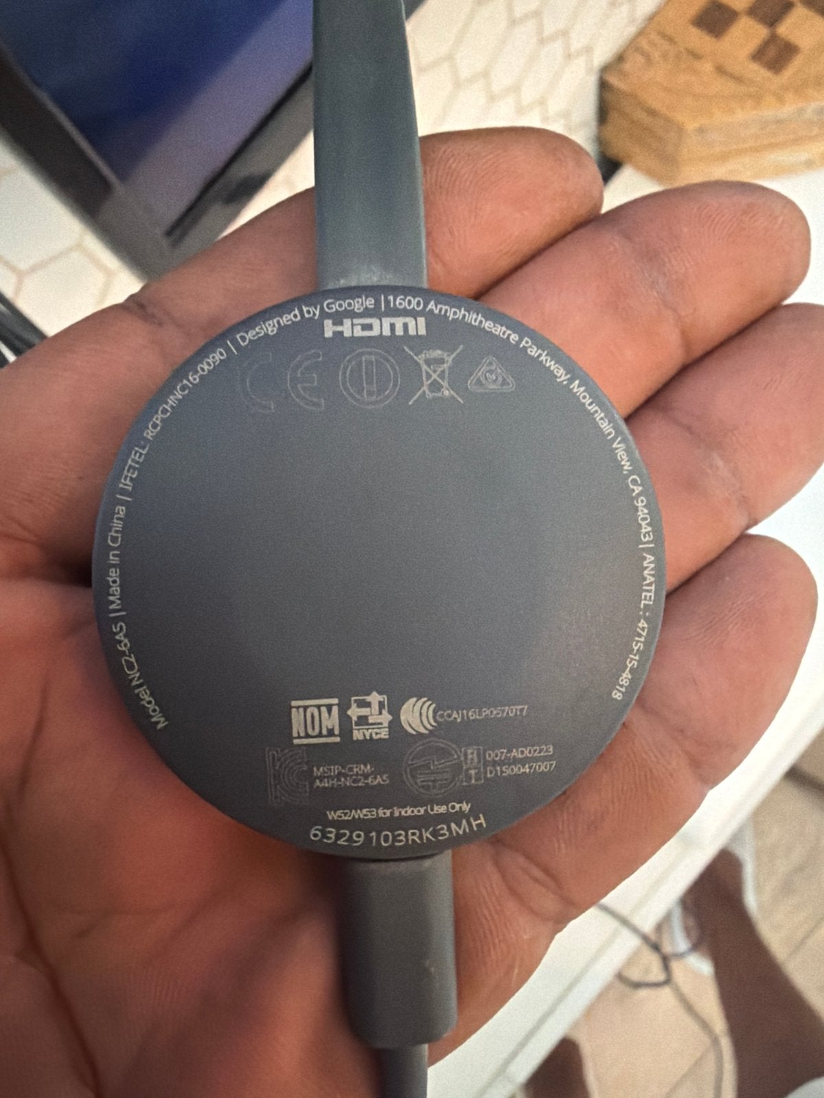 Google Chromecast (2e generatie) - Stream eenvoudig, Audio, Tv en Foto, Mediaspelers, Ophalen of Verzenden, Zo goed als nieuw
