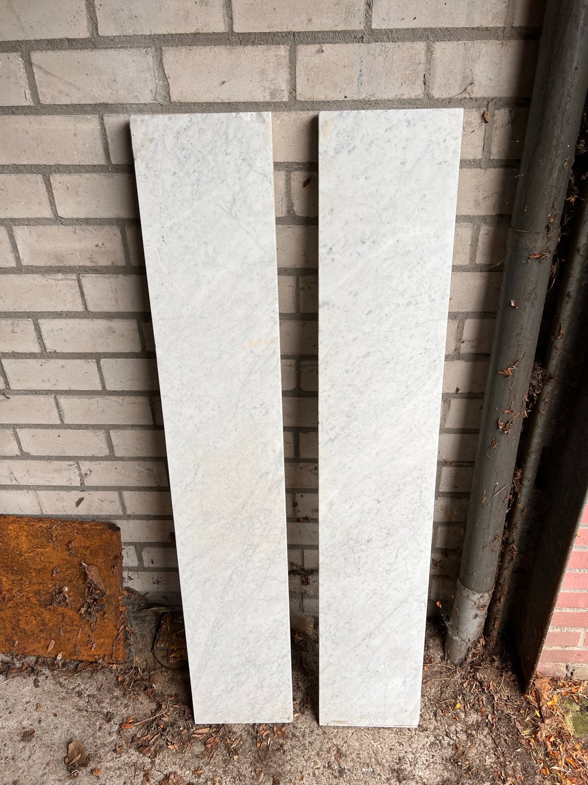 2 marmeren vensterbanken, Ophalen, Gebruikt, Minder dan 80 cm, Overige typen