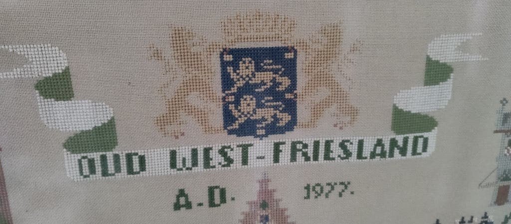 Merklap Oud Westfriesland oa Enkhuizen, Hoorn, Medemblik, Ophalen, Gebruikt, Overige typen, Onbekend