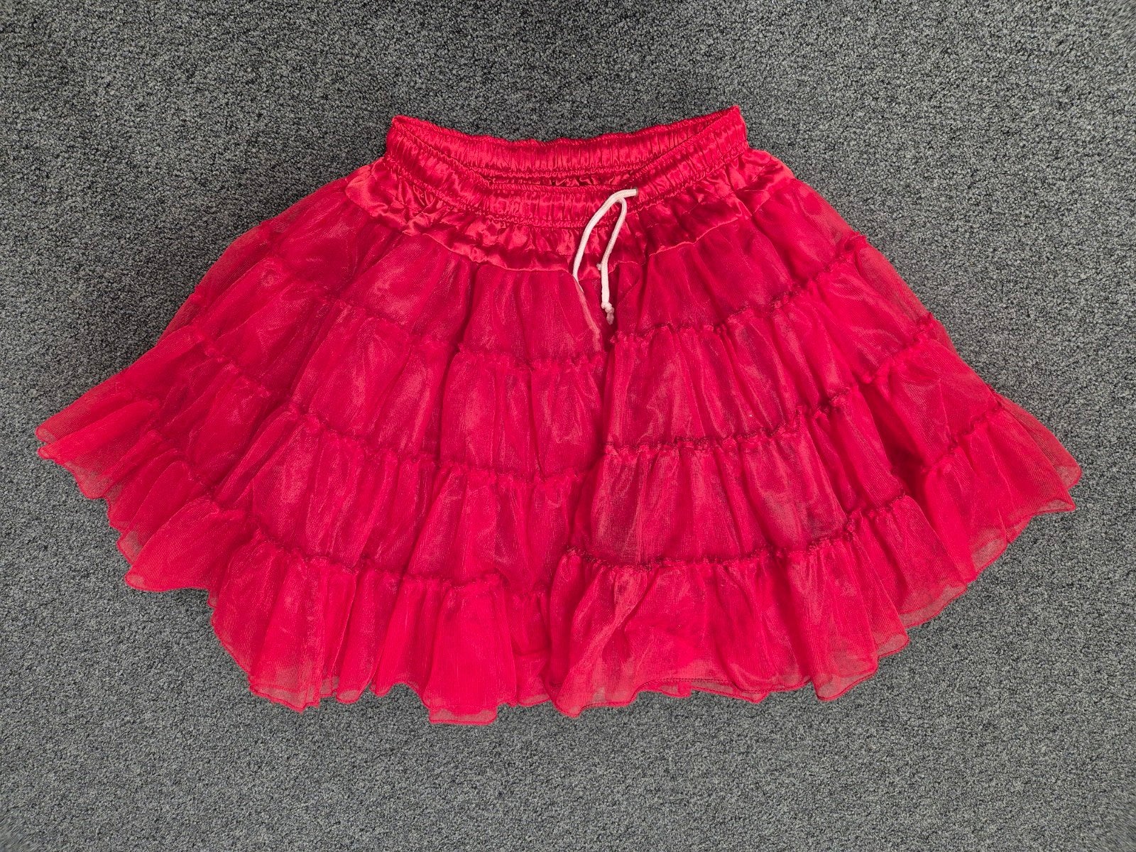 Rode petticoat- One Size, Maat 38/40 (M), Ophalen of Verzenden, Zo goed als nieuw, Boven de knie