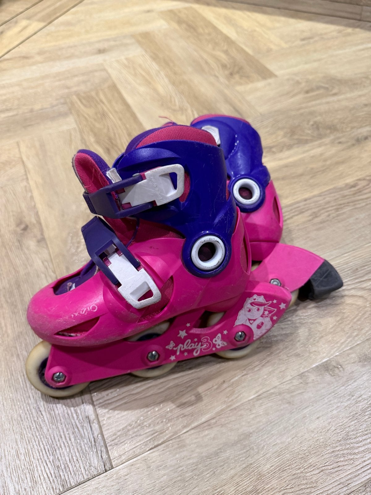 Verstelbare Kinderskates Maat 26-28 - Roze/Paars, Ophalen, Kinderen, Inline skates 4 wielen, Verstelbaar