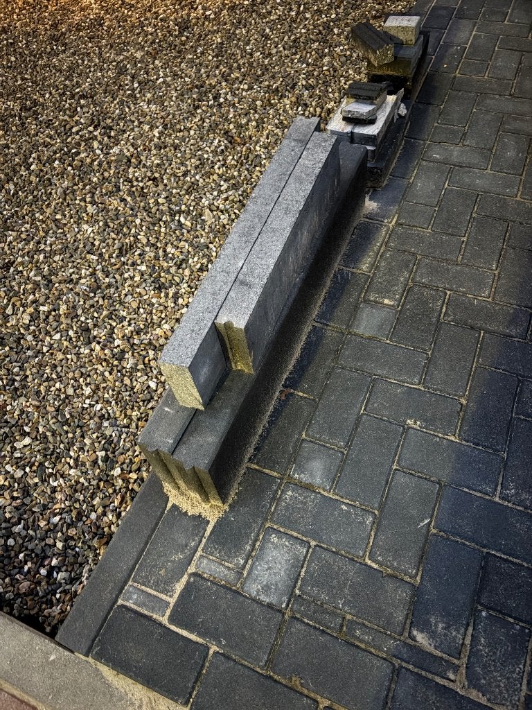 Stoep bandjes gratis, Tuin en Terras, Ophalen, Overige typen, Nieuw, Minder dan 5 m²