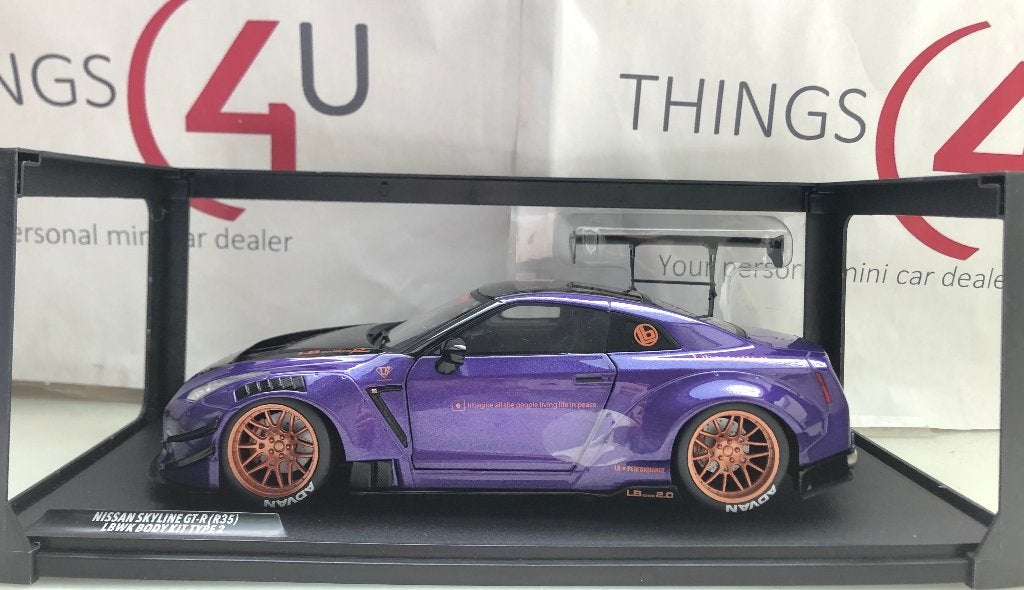 Solido 1:18 Nissan GT-R (R35) Liberty Walk Body Kit 2.0, Hobby en Vrije tijd, Modelauto's | 1:18, Ophalen of Verzenden, Nieuw