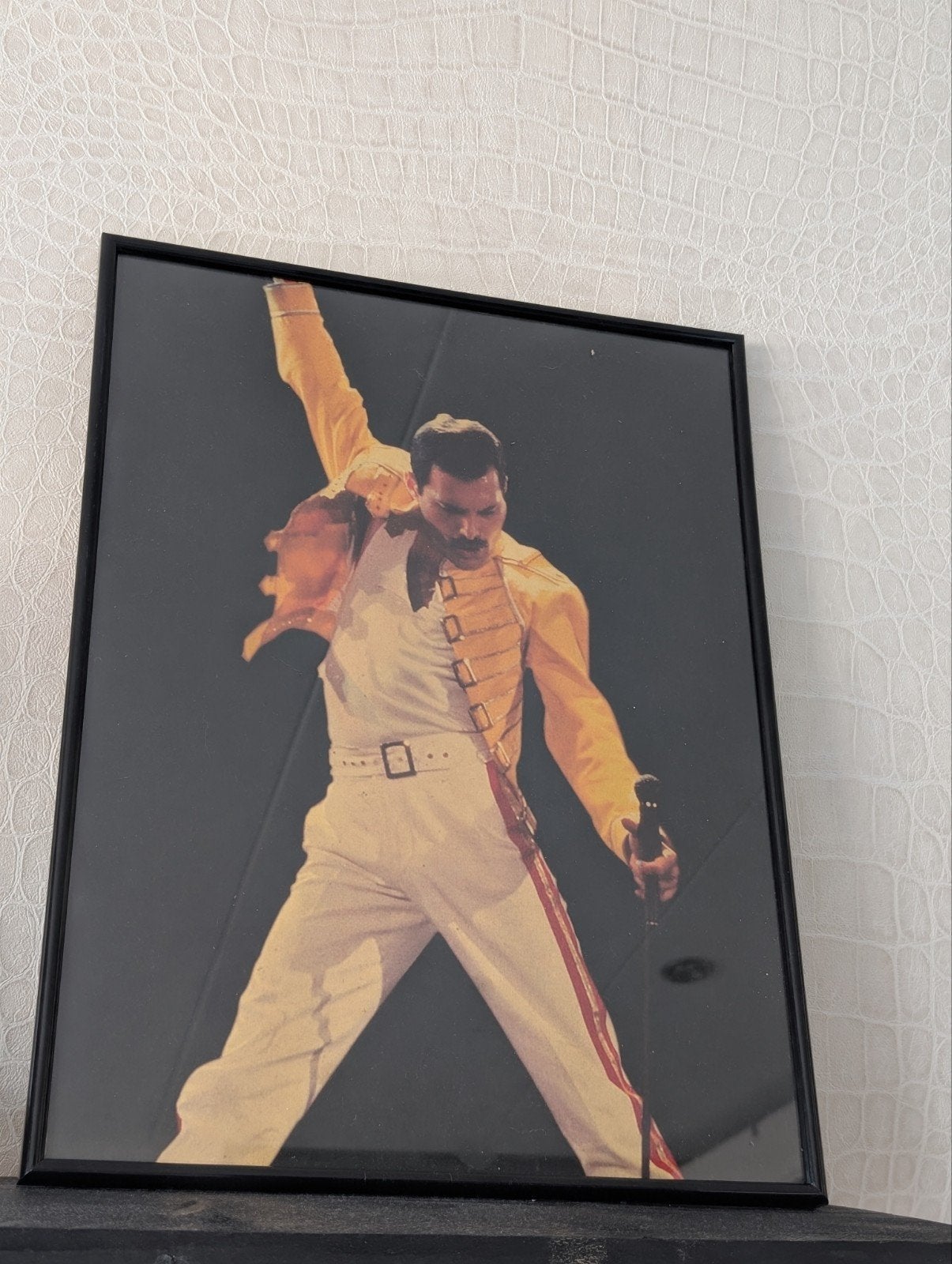 Freddie Mercury lijst - Queen legende ingelijst, Verzenden, Zo goed als nieuw