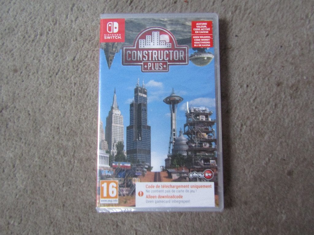 Switchspel: Constructor plus - Downloadcode GESEALD, Puzzel en Educatief, 1 speler, Nieuw, Ophalen of Verzenden