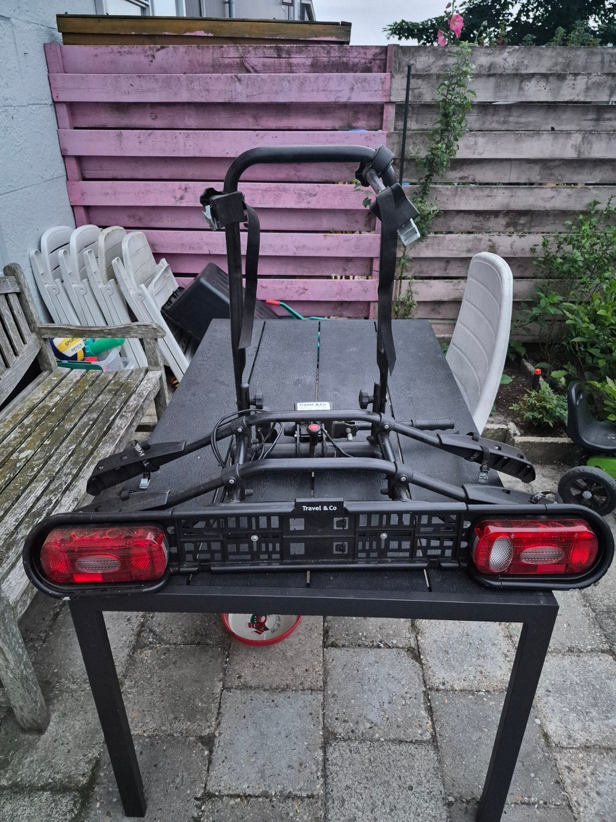 Travel & Co Trekhaak Fietsendrager voor 2 fietsen, Ophalen, Gebruikt, Trekhaakdrager
